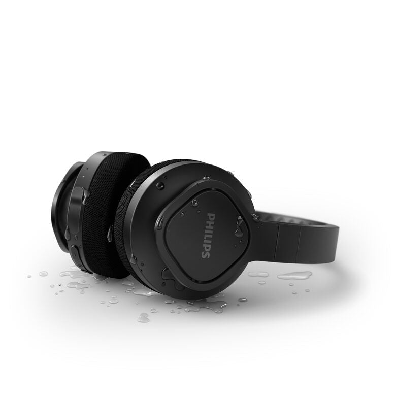 Philips TAA4216BK/00 cuffia e auricolare Con cavo e senza cavo A Padiglione Sport USB tipo-C Bluetooth Nero