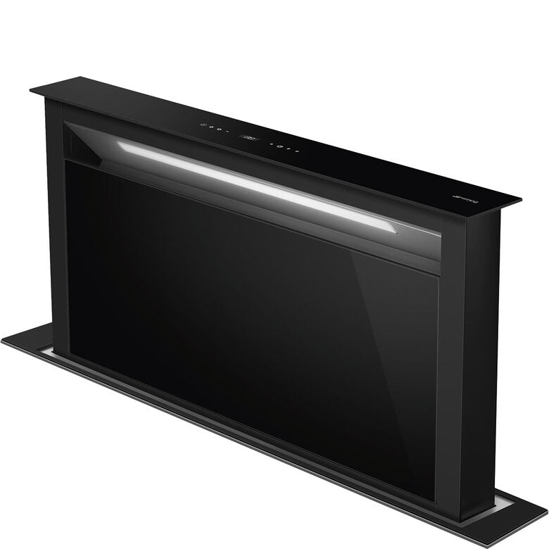 Smeg KDD90CNE Cappa Aspirante a Incasso Nero 430 m³/h A