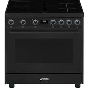 Smeg C91IEA9 cucina Piano cottura a induzione Nero A