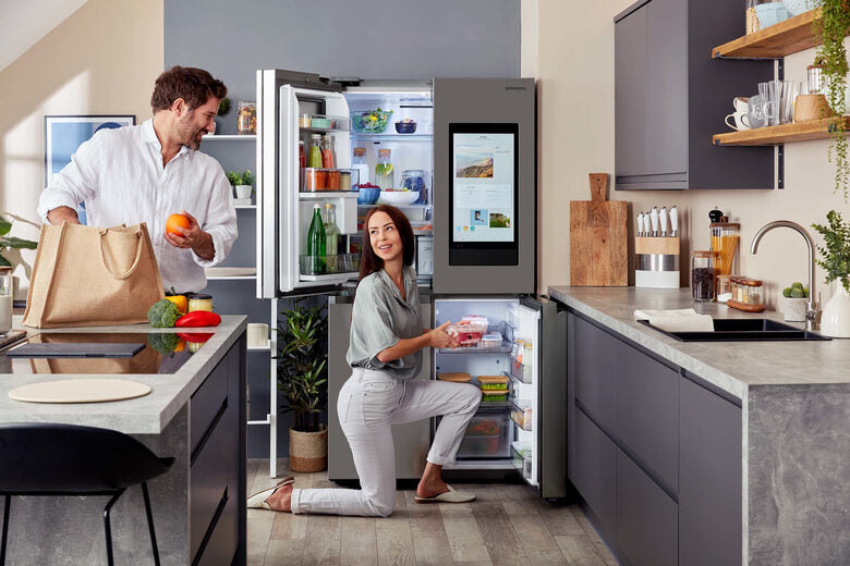 Samsung RF65A977FSR frigorifero side-by-side Libera installazione 637 L F Acciaio inossidabile