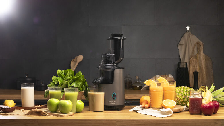 Cecotec Juice&Live 2500 Spremiagrumi EasyClean 200 W Nero, Acciaio inox