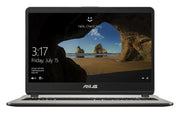 ASUS F507MA-BR078T notebook Computer portatile 39,6 cm (15.6") HD Intel® Pentium® Silver 4 GB DDR3L-SDRAM 500 GB HDD Wi-Fi 4 (802.11n) Windows 10 Home Oro