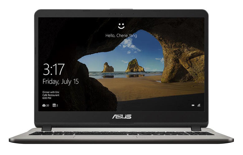ASUS F507MA-BR078T notebook Computer portatile 39,6 cm (15.6") HD Intel® Pentium® Silver 4 GB DDR3L-SDRAM 500 GB HDD Wi-Fi 4 (802.11n) Windows 10 Home Oro