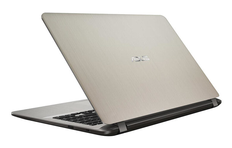 ASUS F507MA-BR078T notebook Computer portatile 39,6 cm (15.6") HD Intel® Pentium® Silver 4 GB DDR3L-SDRAM 500 GB HDD Wi-Fi 4 (802.11n) Windows 10 Home Oro