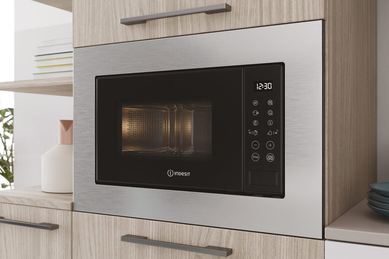 Indesit MWI 120 SX.1 Acciaio inox Solo microonde Da incasso 20 L 800 W