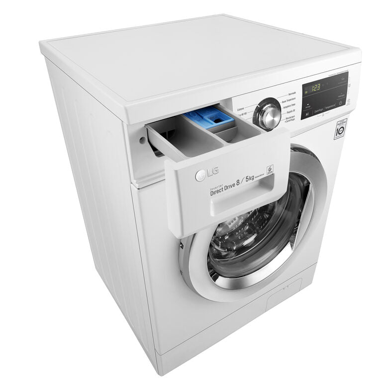LG F4J3TM5WE Lavasciuga 8/5kg 1400 Giri/min Carica frontale Classe E