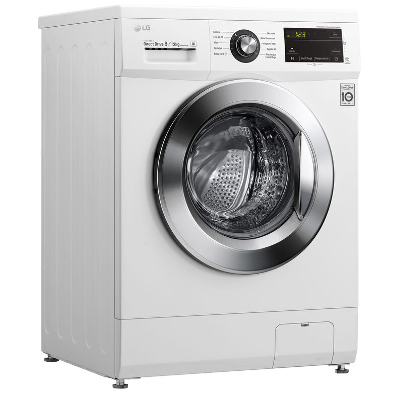 LG F4J3TM5WE Lavasciuga 8/5kg 1400 Giri/min Carica frontale Classe E