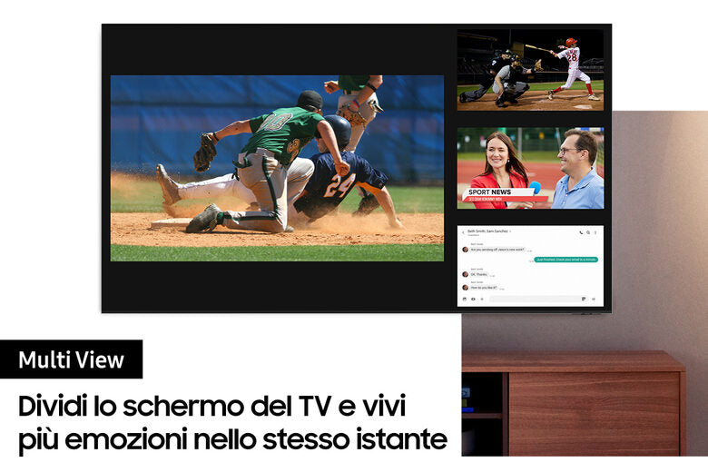 Samsung TV Neo QLED 4K 50” QE50QN90A Smart TV Wi-Fi Titan Black 2021