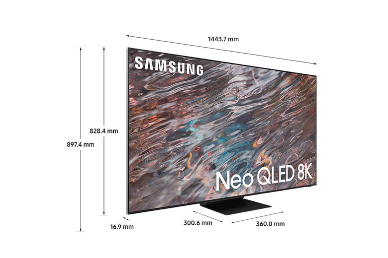 Samsung Series 8 TV Neo QLED 8K 65” QE65QN800A Smart TV Wi-Fi Stainless Steel 2021