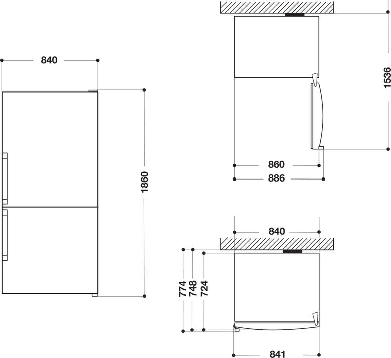 Hotpoint HA84BE 72 XO3 2 frigorifero con congelatore Libera installazione 588 L E Acciaio inossidabile