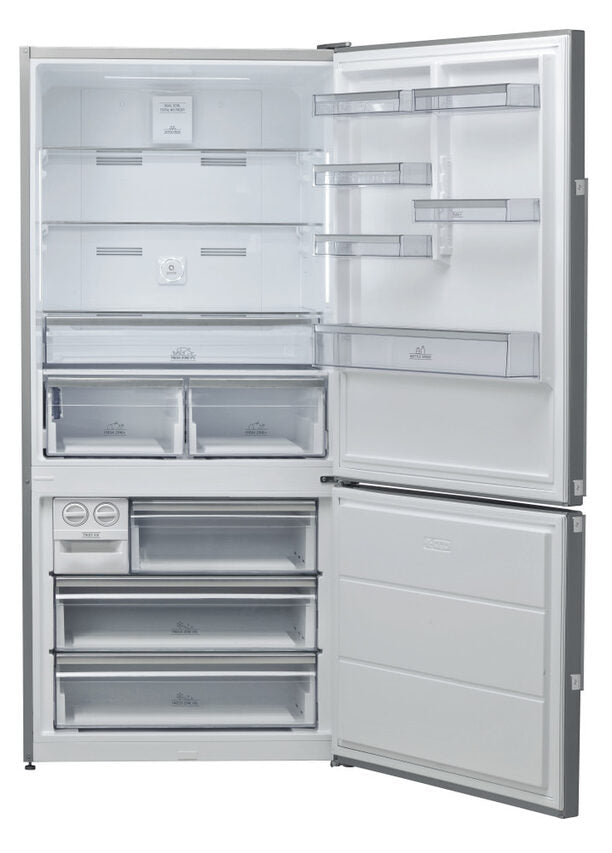 Hotpoint HA84BE 72 XO3 2 frigorifero con congelatore Libera installazione 588 L E Acciaio inossidabile