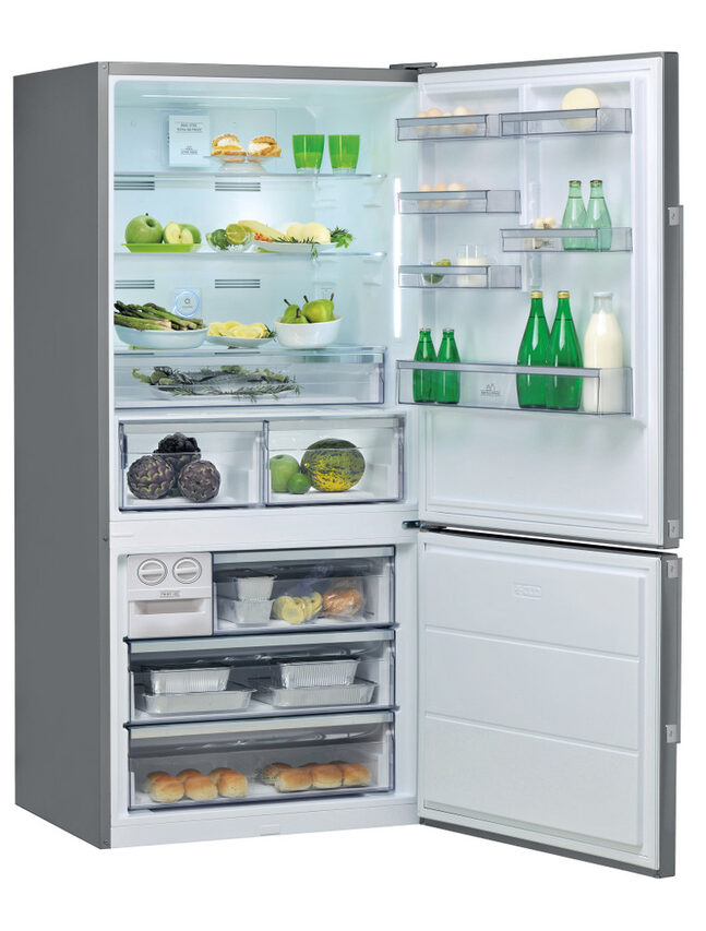 Hotpoint HA84BE 72 XO3 2 frigorifero con congelatore Libera installazione 588 L E Acciaio inossidabile