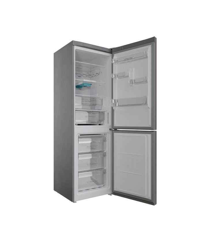Indesit INFC8 TO32X frigorifero con congelatore Libera installazione 335 L E Acciaio inossidabile