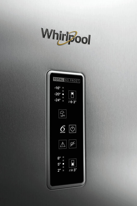 Whirlpool WT70E 952 X frigorifero con congelatore Libera installazione 457 L E Acciaio inossidabile