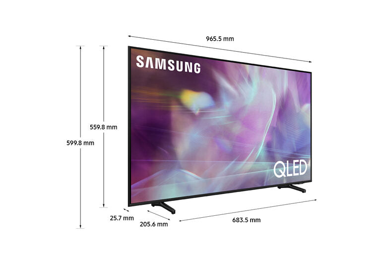Samsung Series 6 TV QLED 4K 43” QE43Q60A Smart TV Wi-Fi Black 2021