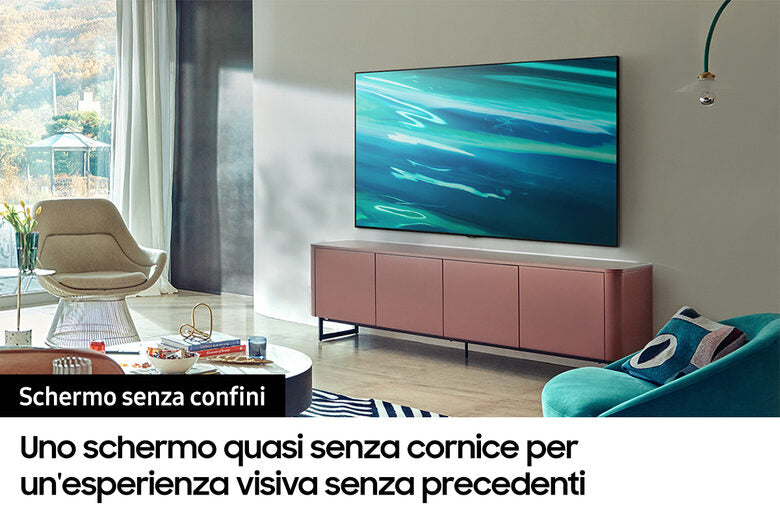 Samsung Series 8 TV QLED 4K 50” QE50Q80A Smart TV Wi-Fi Carbon Silver 2021