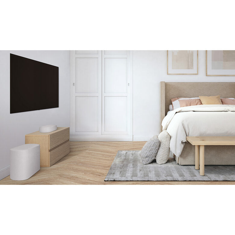 LG Eclair QP5 Soundbar compatta 320W 3.1.2 canali Dolby Atmos DTS:X - Bianca