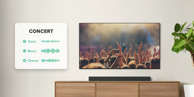 LG SP2.CEUSLLK altoparlante soundbar Grigio 2.1 canali 100 W