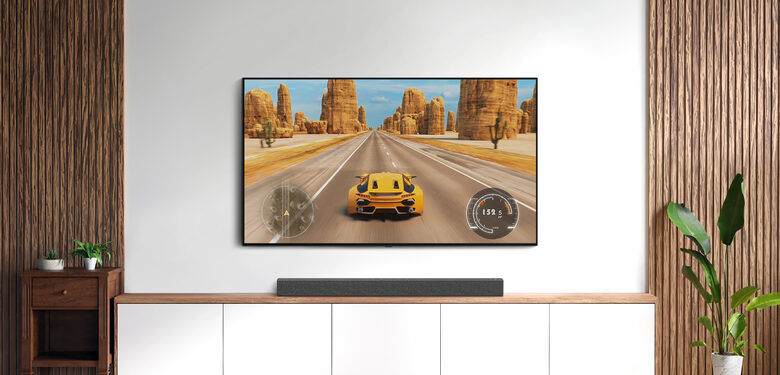 LG SP2.CEUSLLK altoparlante soundbar Grigio 2.1 canali 100 W