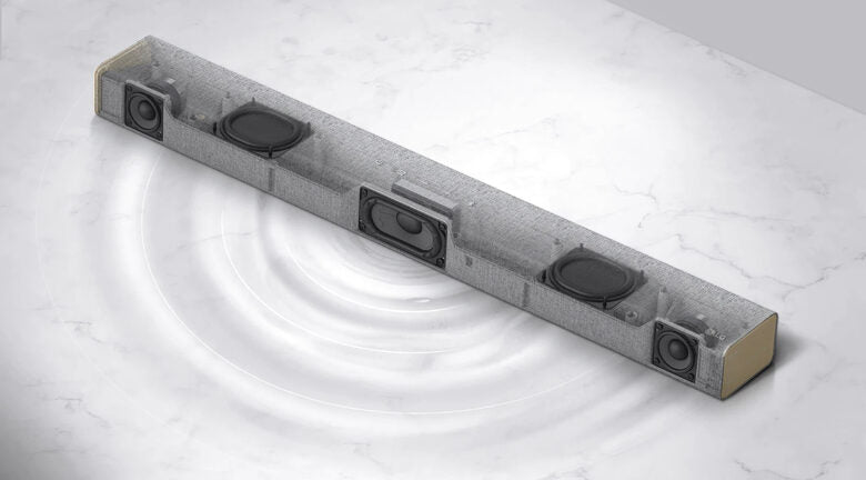 LG SP2W.CEUSLLK altoparlante soundbar Grigio, Bianco 2.1 canali 100 W
