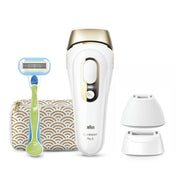 Braun Silk-expert Pro Silk expert Pro 5 PL5237, Epilatore Luce Pulsata IPL, Sistema di Epilazione Permanente dei Peli Visibili Uomo E Donna, Bianco/Oro