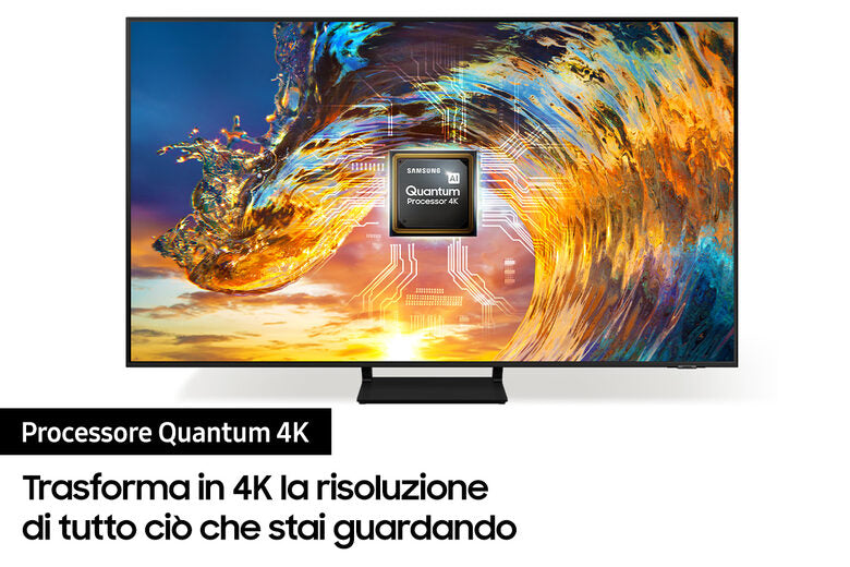 Samsung TV QLED 4K 75” QE75Q70A Smart TV Wi-Fi Titan Gray 2021