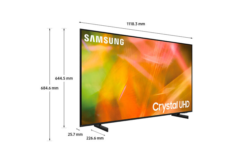 Samsung Series 8 TV Crystal UHD 4K 50” UE50AU8070 Smart TV Wi-Fi Black 2021