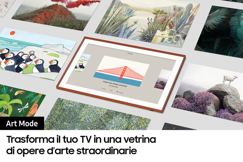 Samsung TV The Frame 4K 55” 55LS03A Smart TV Wi-Fi Black 2021