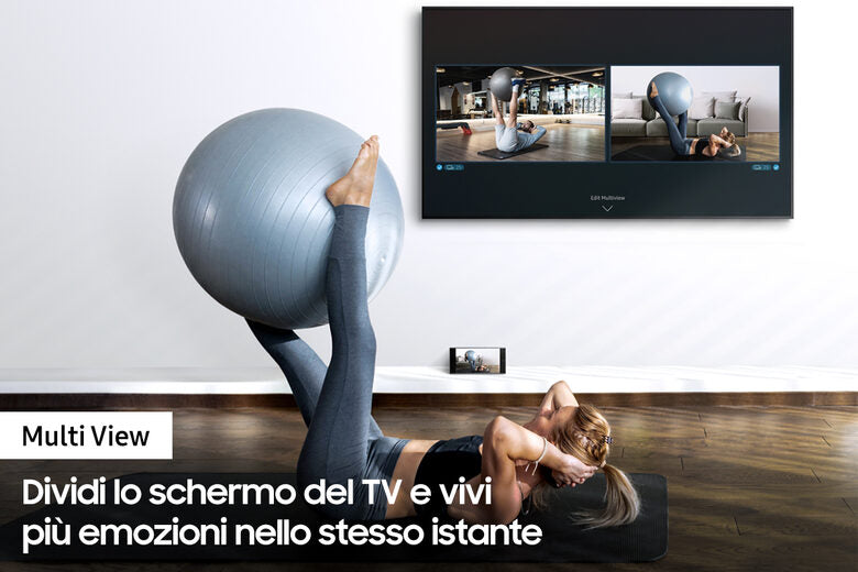 Samsung TV The Frame 4K 55” 55LS03A Smart TV Wi-Fi Black 2021