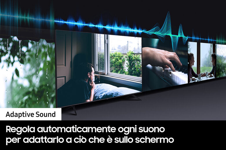 Samsung TV Crystal UHD 4K 50” UE50AU7170 Smart TV Wi-Fi Titan Gray 2021