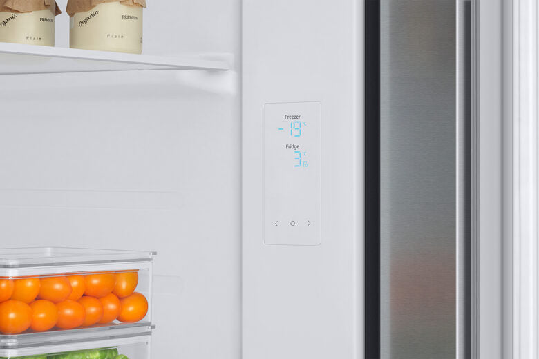 Samsung RS66A8101SL frigorifero side-by-side Incasso/libero E Acciaio inossidabile