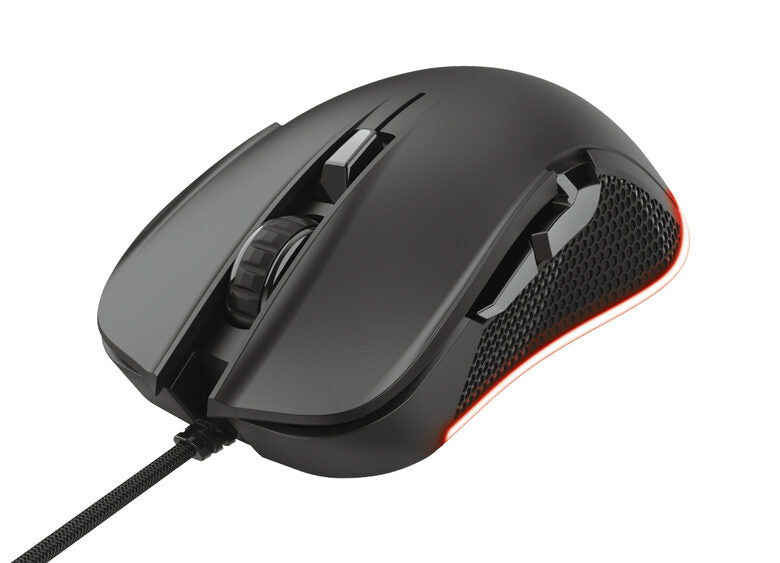 Trust GXT 922 YBAR mouse Mano destra USB tipo A Meccanico 7200 DPI
