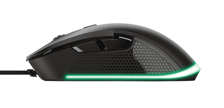 Trust GXT 922 YBAR mouse Mano destra USB tipo A Meccanico 7200 DPI