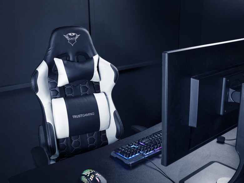 Trust GXT 708W Resto Sedia per gaming universale Nero, Bianco