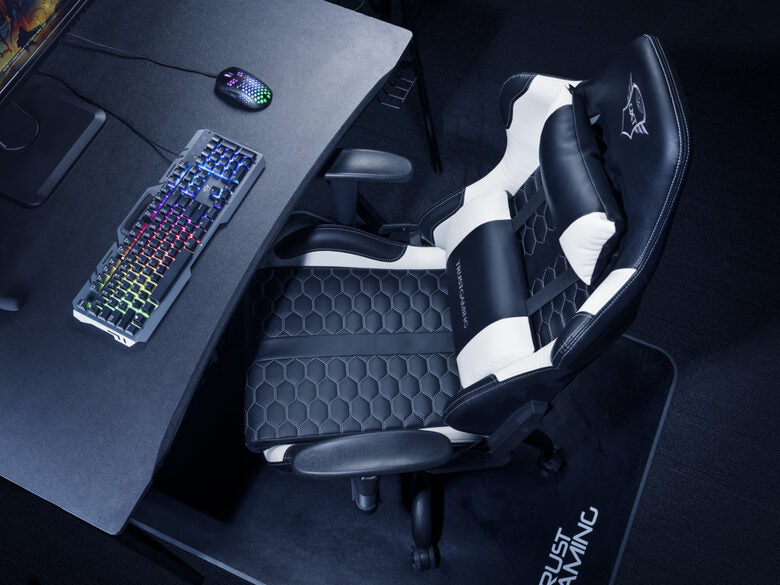 Trust GXT 708W Resto Sedia per gaming universale Nero, Bianco