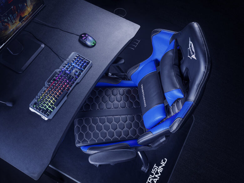 Trust GXT 708B Resto Sedia per gaming universale Nero, Blu