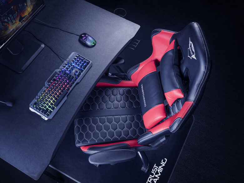 Trust GXT 708R Resto Sedia per gaming universale Nero, Rosso