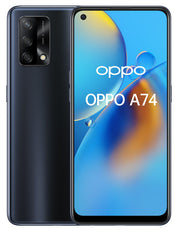 OPPO A74 Smartphone, 175g, Display 6.43" FHD+ AMOLED, 4 Fotocamere 48MP, RAM 6GB ESPANDIBILE FINO A 11GB+ROM 128GB, Batteria 5000mAh, Ricarica rapida, Dual Sim, [Versione Italiana], Prism Bl