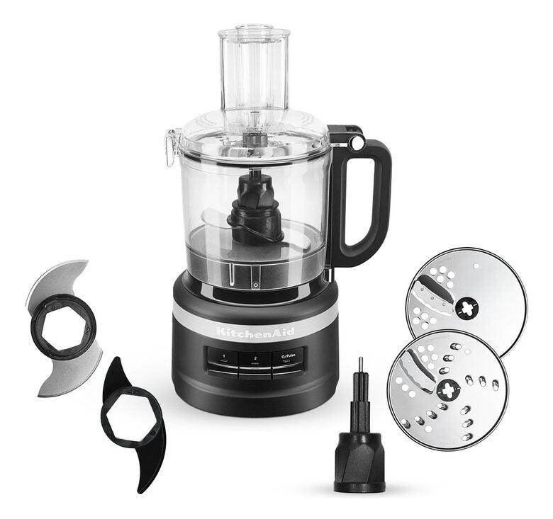 KitchenAid 5KFP0719EBM robot da cucina 250 W 1,7 L Nero, Acciaio inox