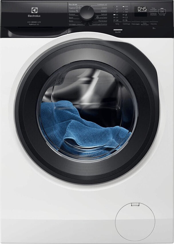 Electrolux EW6FZ28 Serie 600 Lavatrice A Libera Installazione 8 Kg, 1400 Giri, Sensicare, Fullwash, Hygiene, Classe A, Bianco