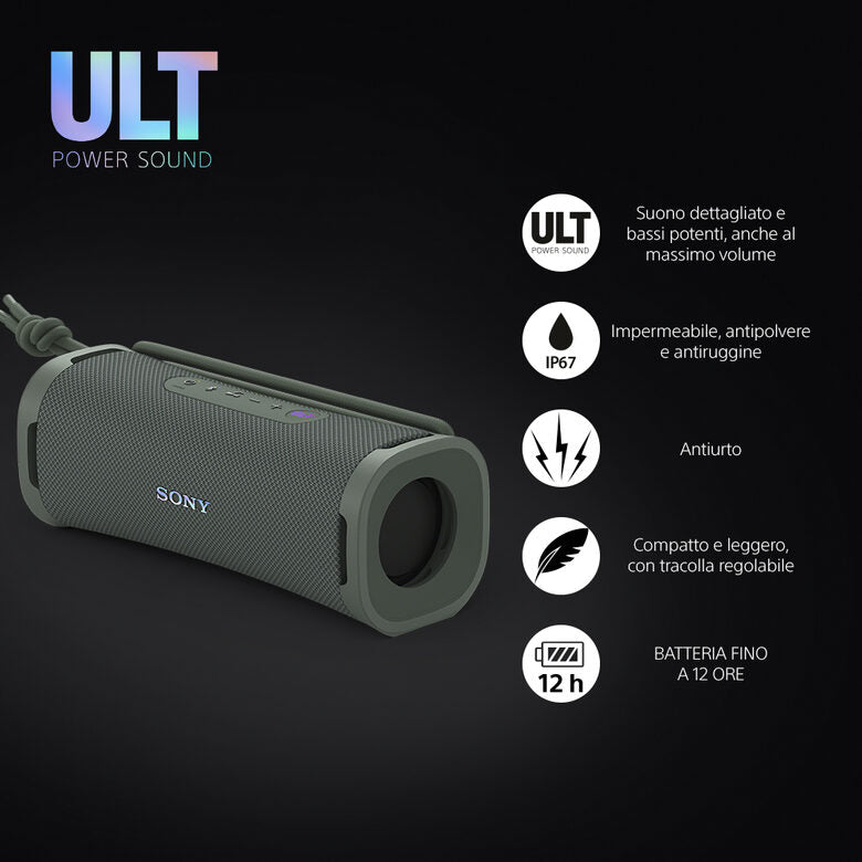 Sony ULT FIELD 1 Speaker portatile wireless Bluetooth con Ult Power Sound