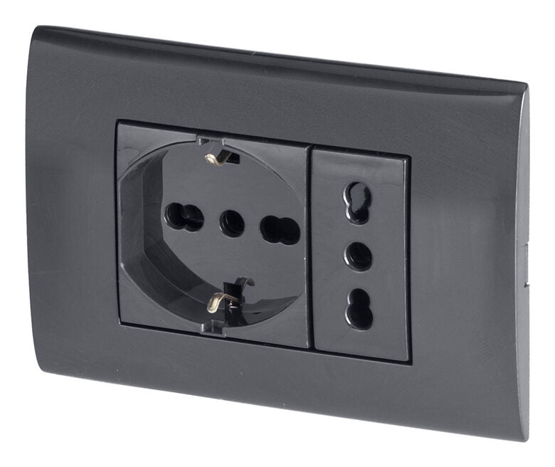 POLYPOOL PP6094.1X presa energia 2x AC Antracite