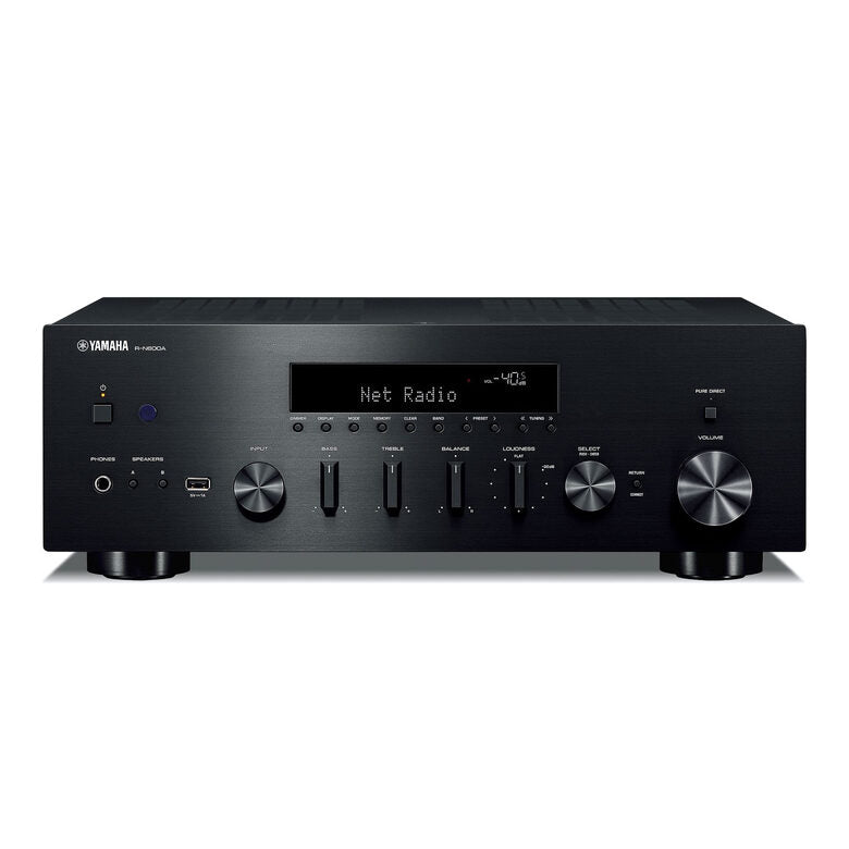 Yamaha R-N600A Sintoamplificatore di rete MusicCast con radio DAB/DAB+ ricevitore AV 80 W Nero