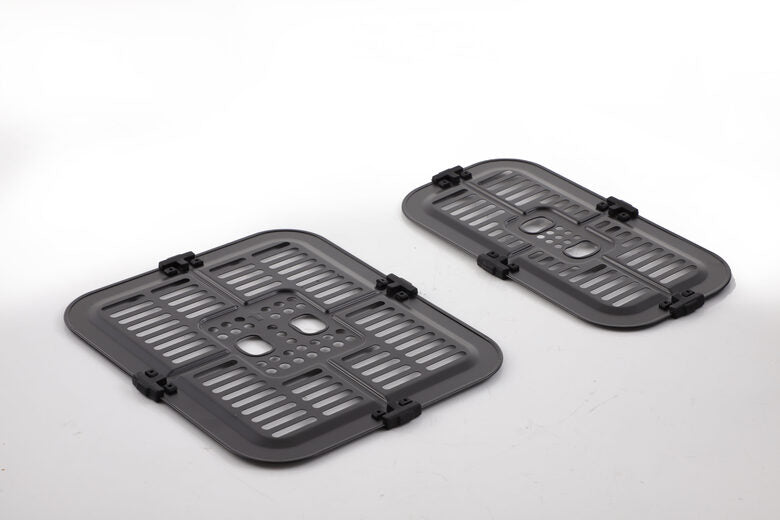 Ardes ARFRYA03D friggitrice Doppia 9 L Indipendente Friggitrice ad aria calda Nero, Acciaio inossidabile