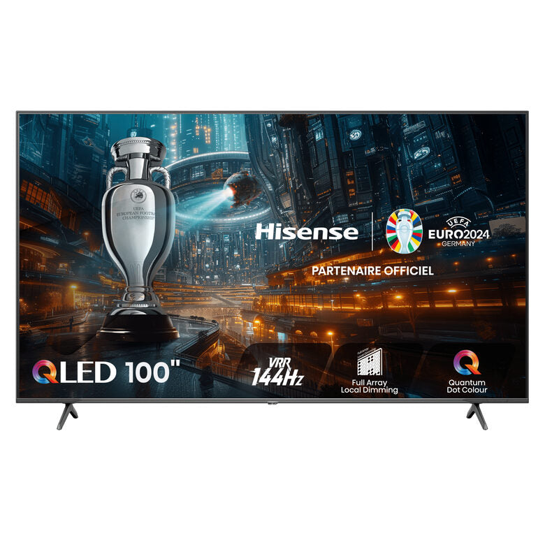 Hisense 100E7NQ Televisione Smart TV PRO TV 100 pollici 4K Ultra HD Wi-Fi Nero 500 cd/m²
