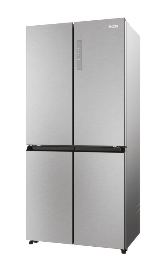 Haier HCR3818ENMM Cube 83 Serie 3 Frigorifero Side By Side Libera Installazione 467 L E Platino Stainless steel