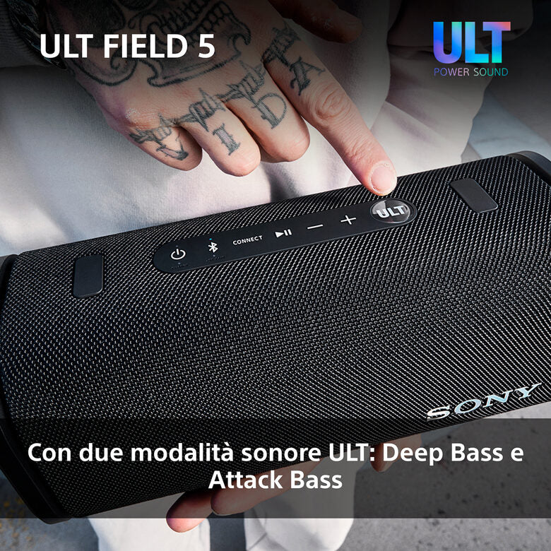 Sony Ult Field 5 Altoparlante portatile stereo Bianco