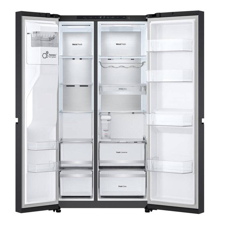 LG GSLE91EVAC frigorifero side-by-side Libera installazione 628 L C Nero