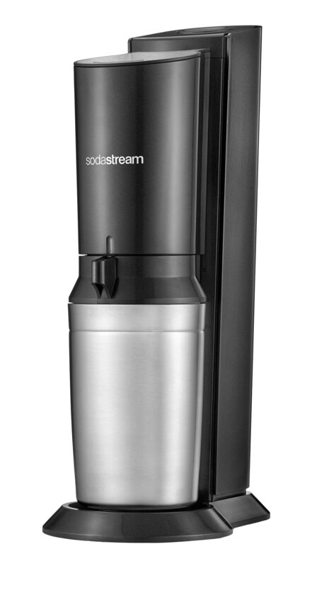 SodaStream Crystal 3.0 Metallo, Acciaio inox Nero