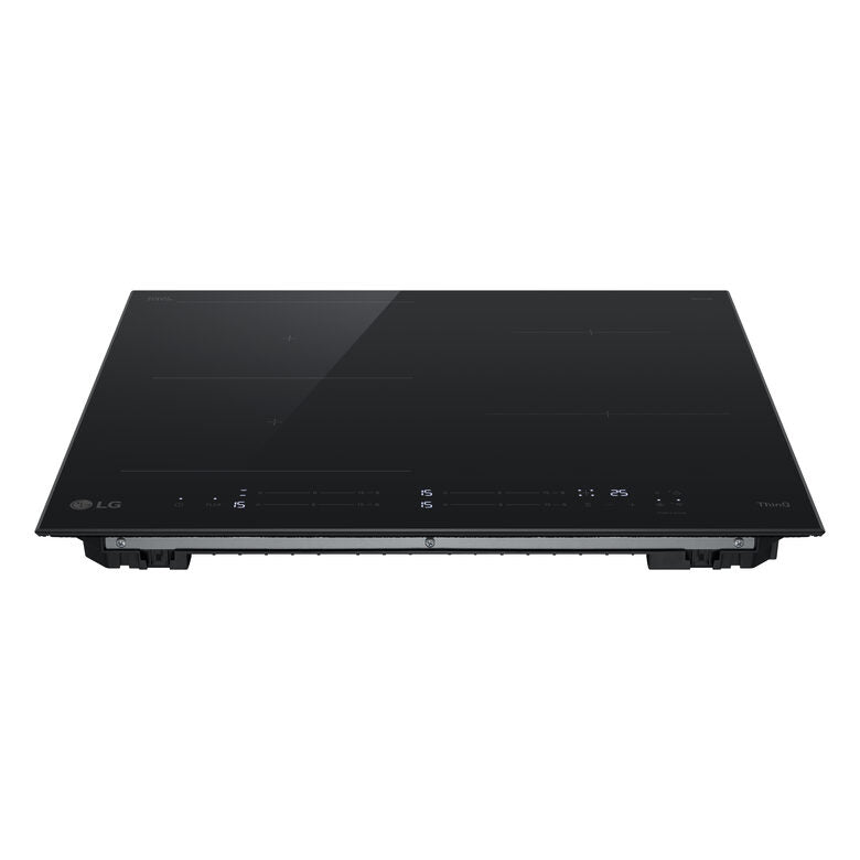 LG CBIZ2435B Piano cottura induzione 60cm, 7,4kW con limitatore, 4 zone, 1 flex, Wi-Fi